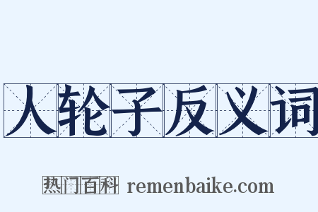 人轮子反义词是什么意思的图片